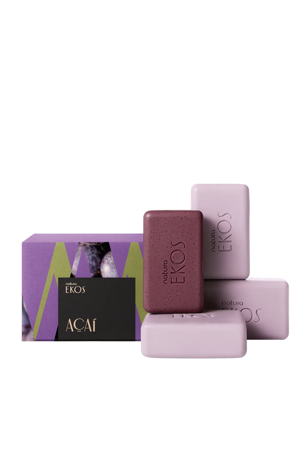 Ekos Açaí Creamy & Exfoliating Monopack Soap Set