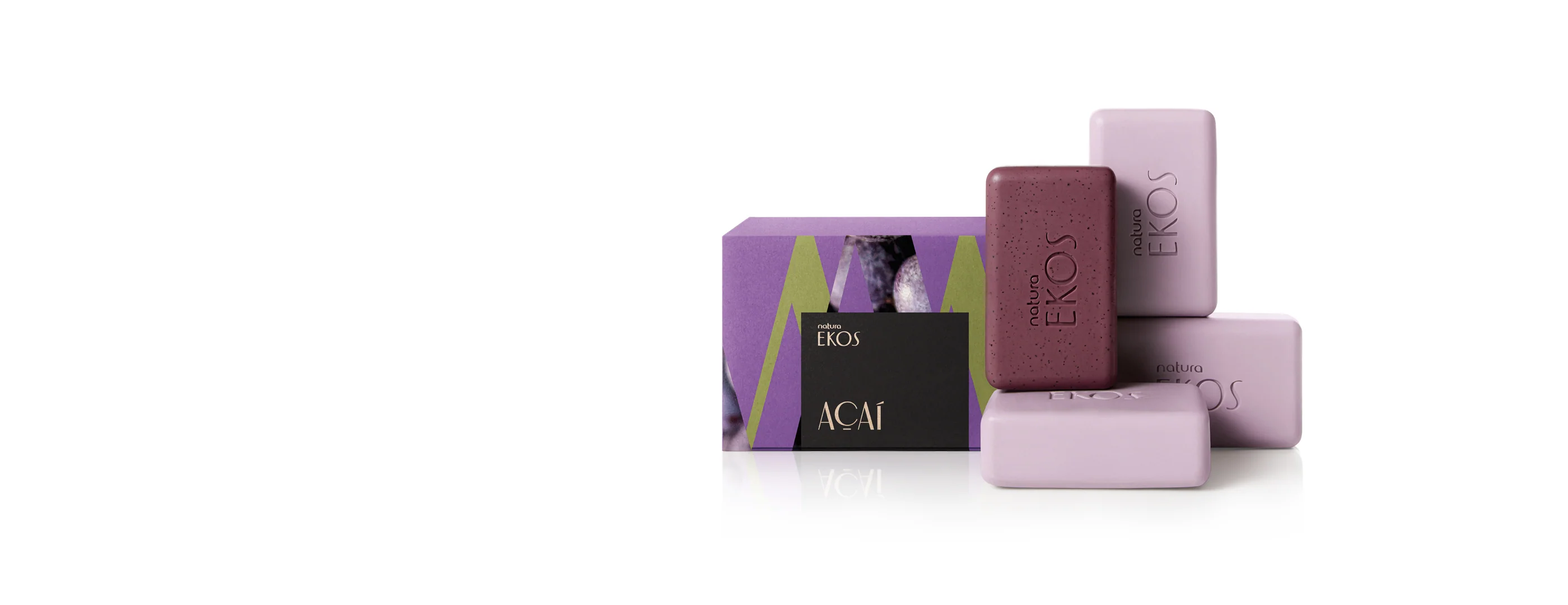 Ekos Açaí Creamy & Exfoliating Monopack Soap Set