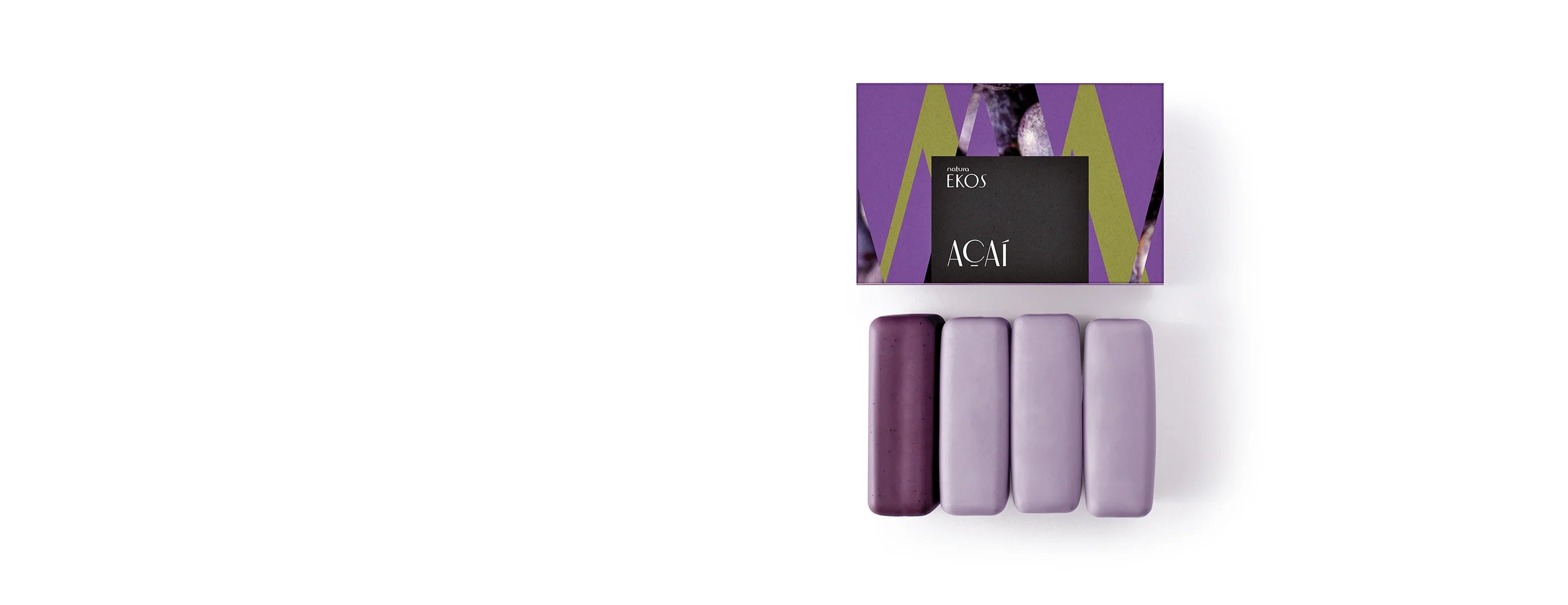 Ekos Açaí Creamy & Exfoliating Monopack Soap Set