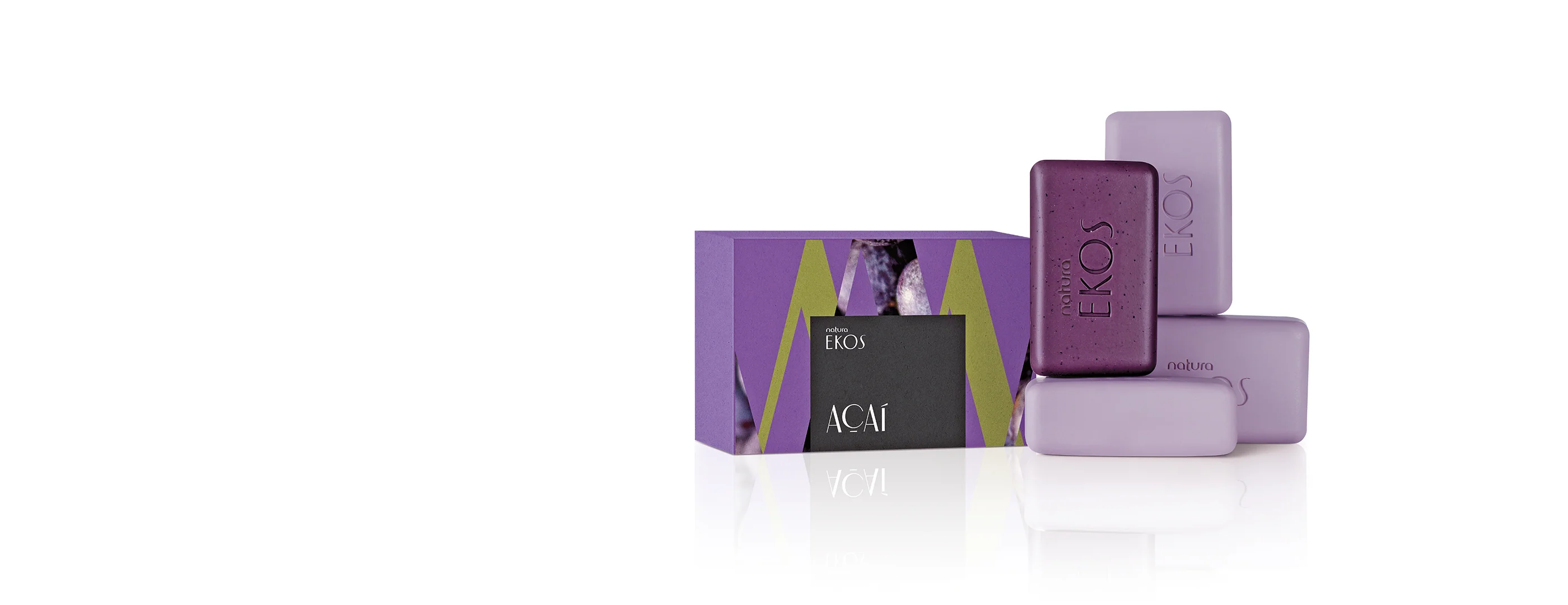 Ekos Açaí Creamy & Exfoliating Monopack Soap Set