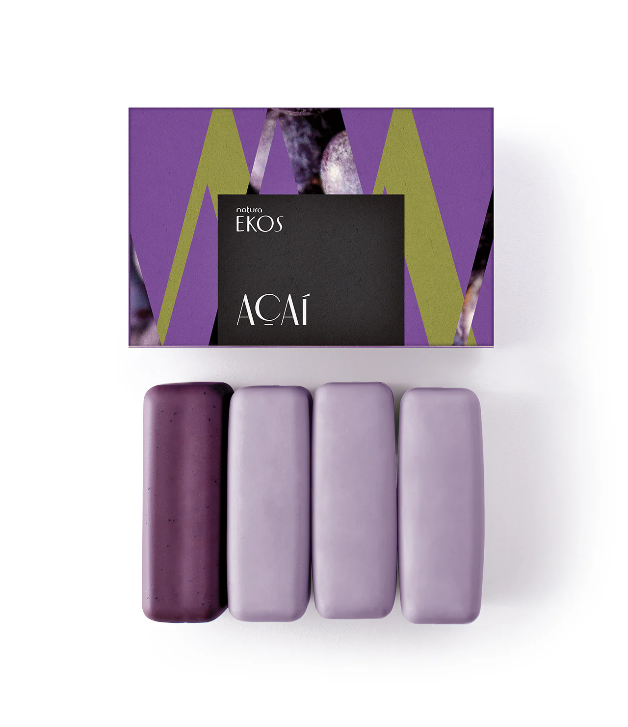 Ekos Açaí Creamy & Exfoliating Monopack Soap Set