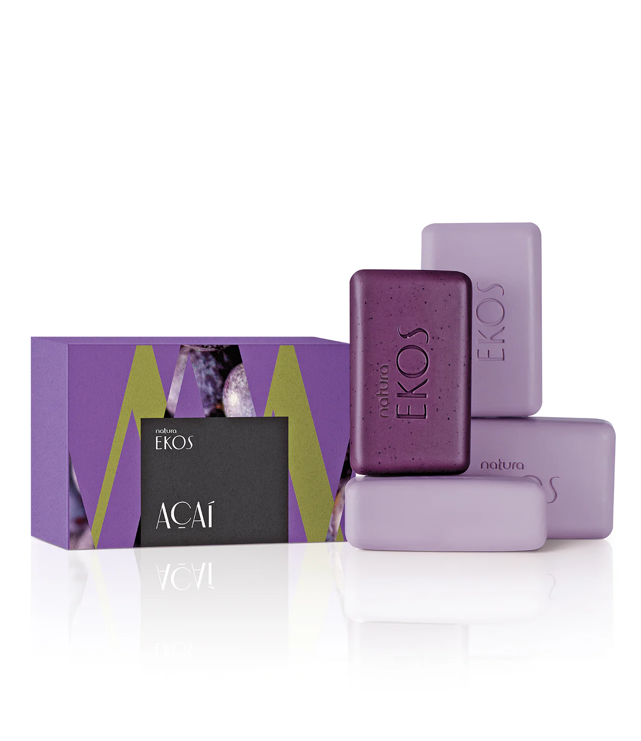 Ekos Açaí Creamy & Exfoliating Monopack Soap Set