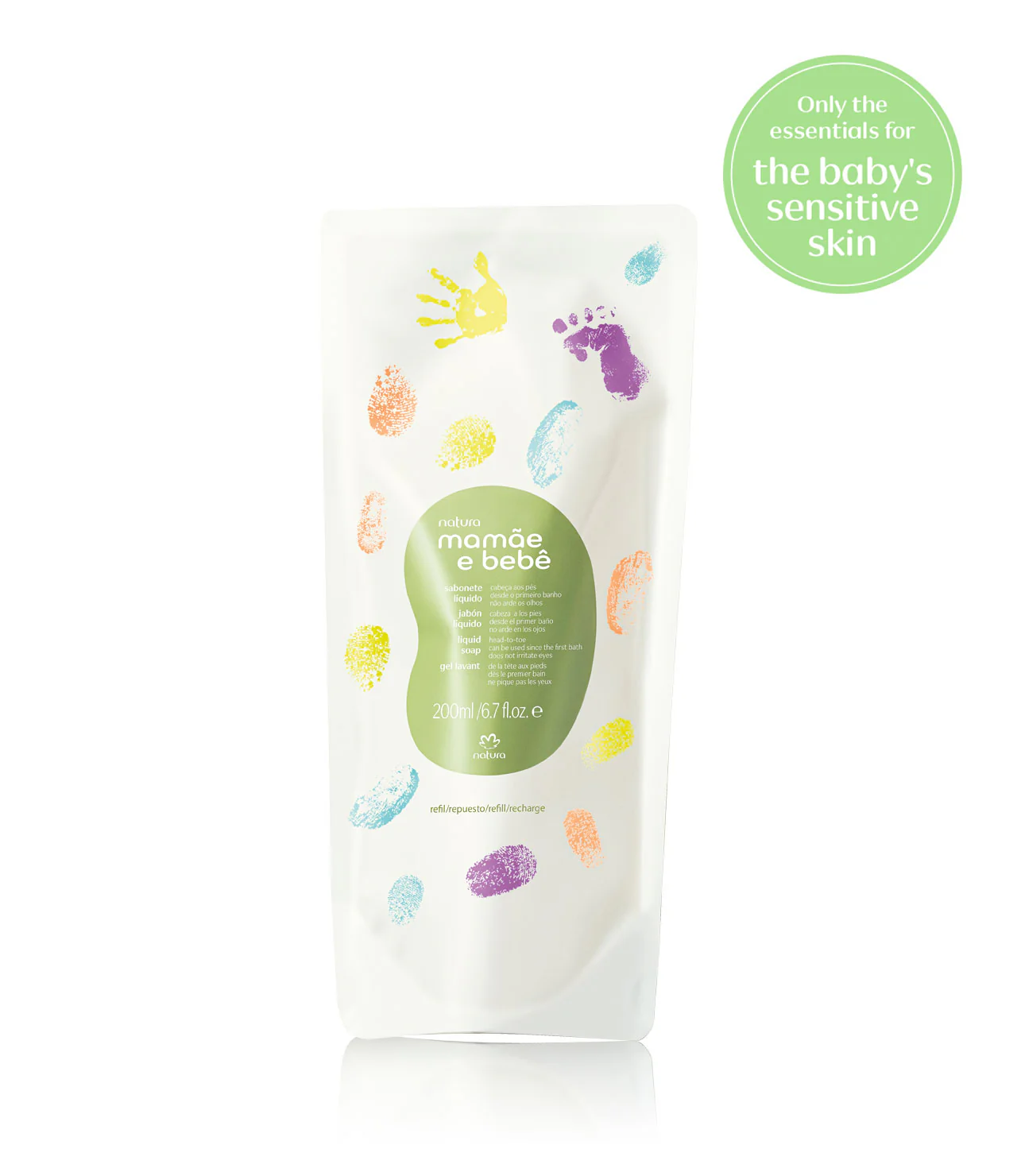 Baby Head to Toe Liquid Soap Refill - Mamãe e Bebê