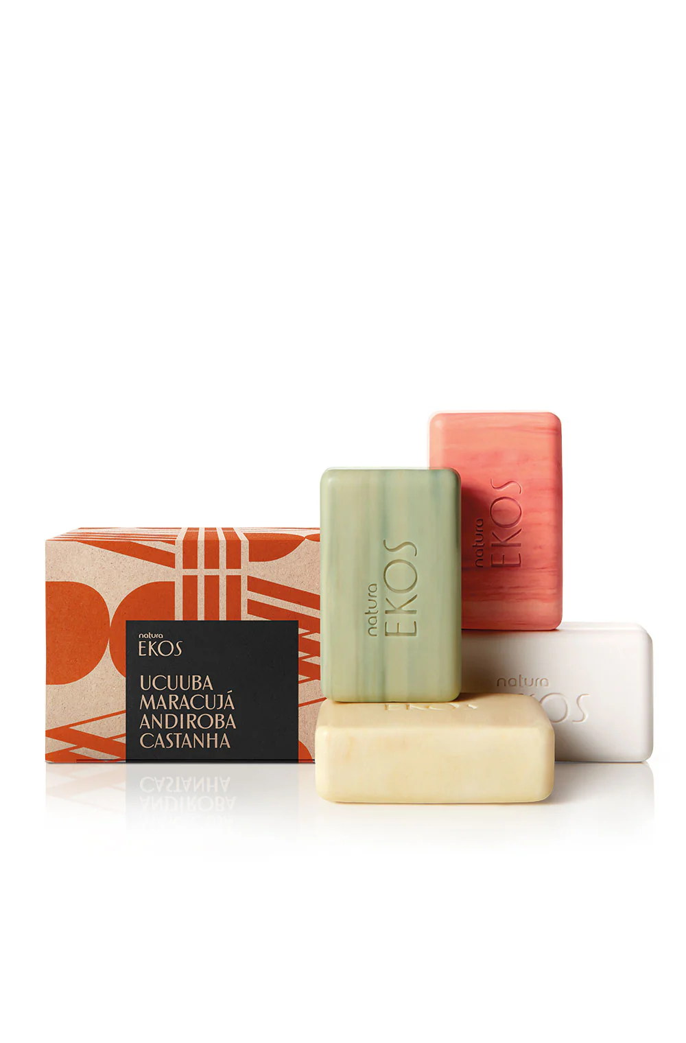 Ekos Creamy Multipack Bar Soap Set: Ucuuba Castanha Andiroba Maracujá