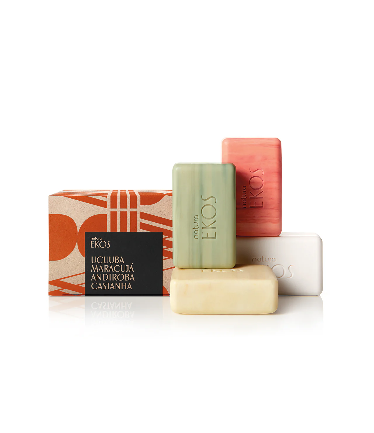 Ekos Creamy Multipack Bar Soap Set: Ucuuba Castanha Andiroba Maracujá