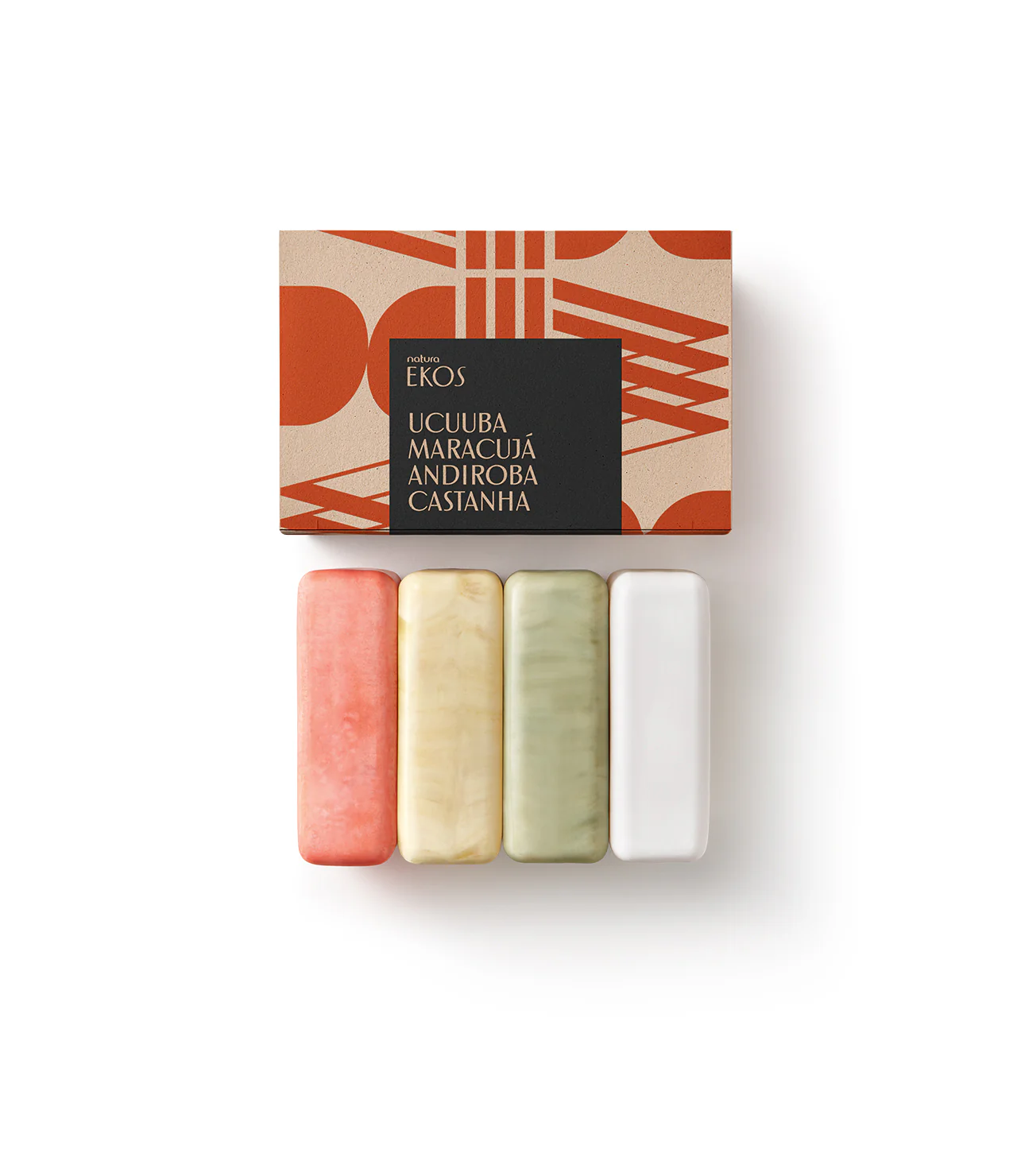 Ekos Creamy Multipack Bar Soap Set: Ucuuba Castanha Andiroba Maracujá
