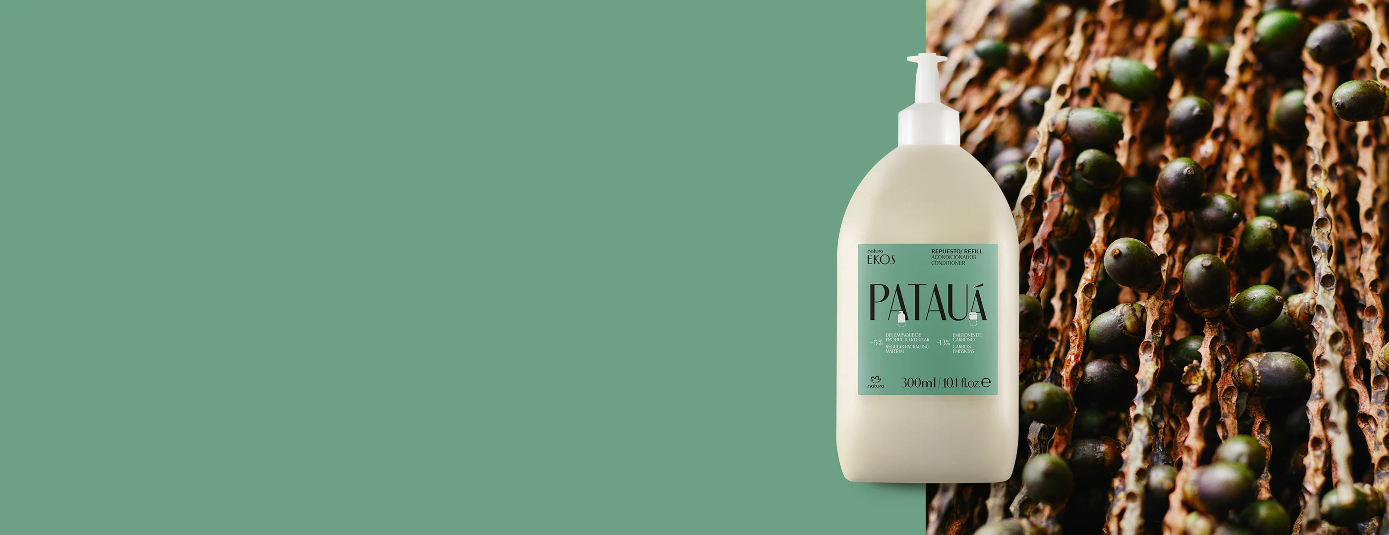 Ekos Patauá Hair Anti-Breakage Re-Strengthening Conditioner Refill
